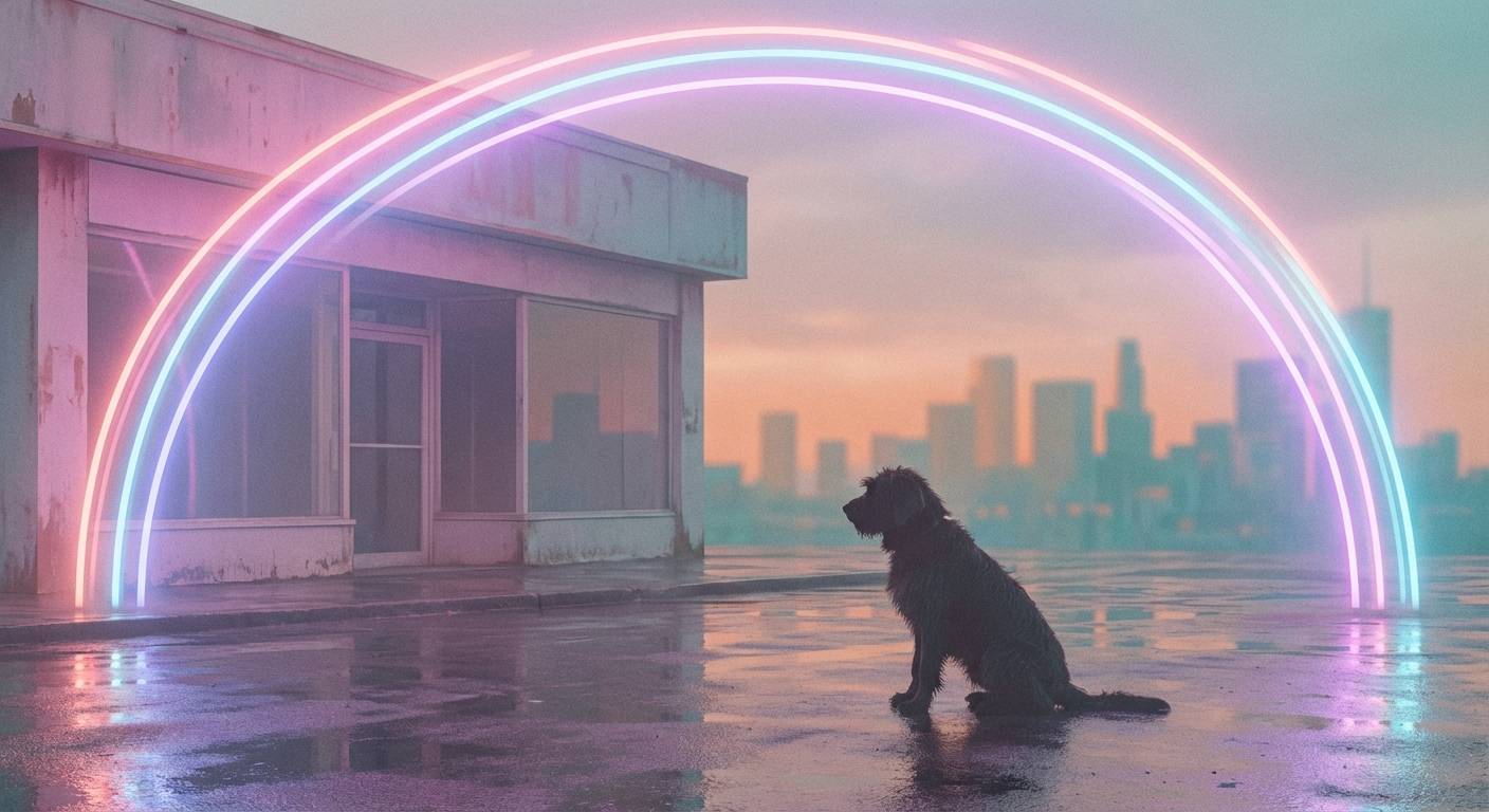 Silent Watch in Pastel Afterglow