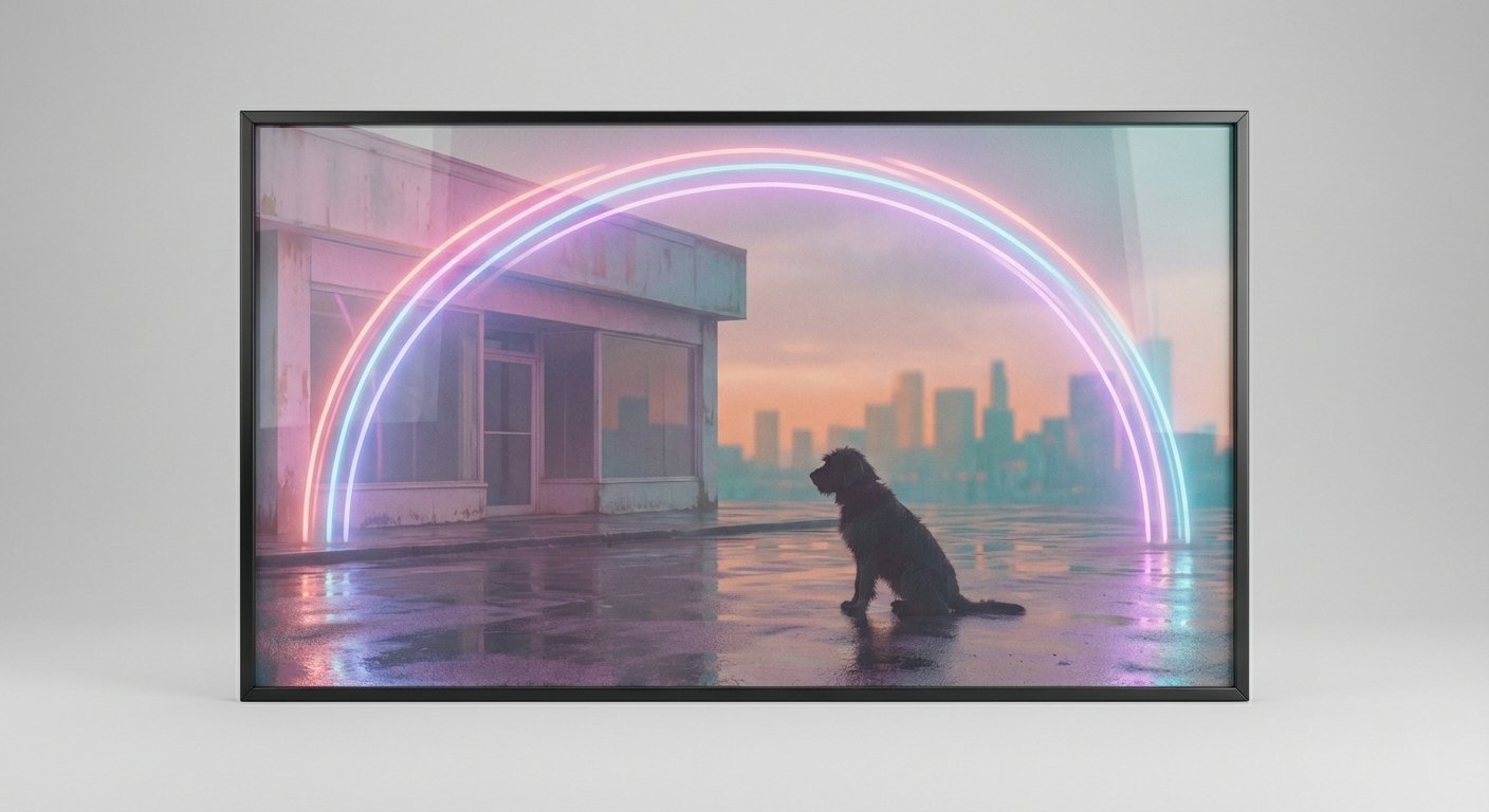 Silent Watch in Pastel Afterglow