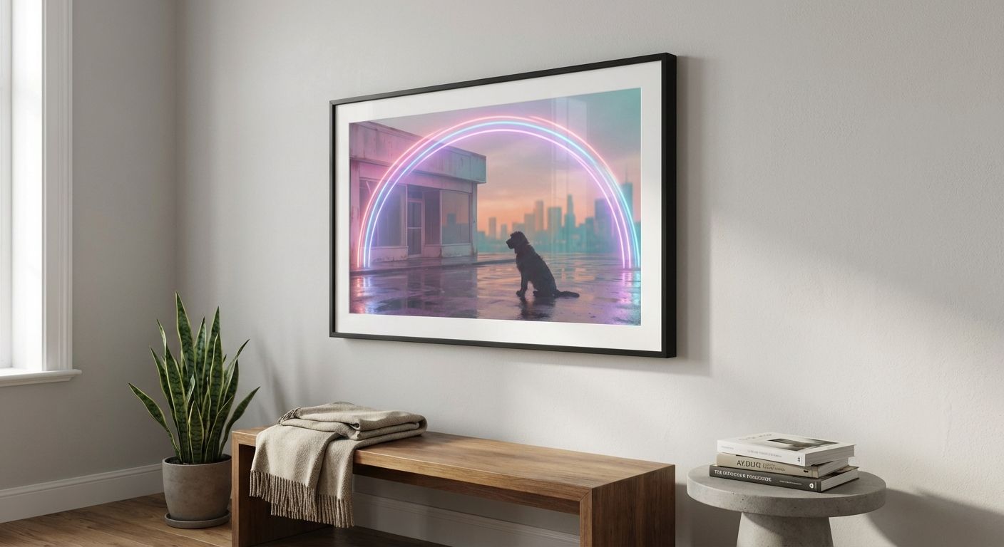Silent Watch in Pastel Afterglow