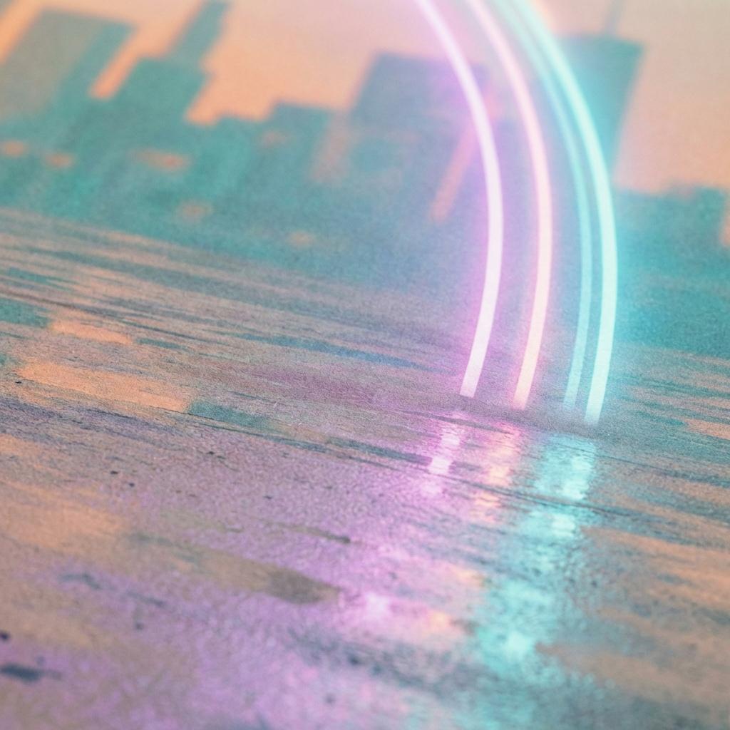 Silent Watch in Pastel Afterglow