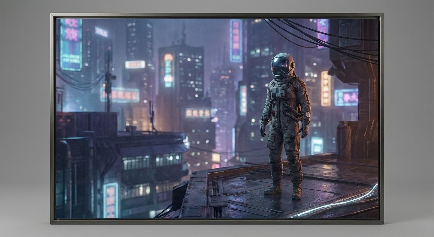 Static Drift in the Neon Expanse