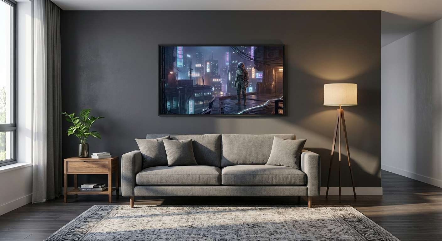 Static Drift in the Neon Expanse