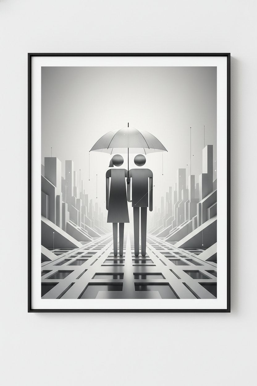 Structured Shelter: Minimal Urban Pair main artwork