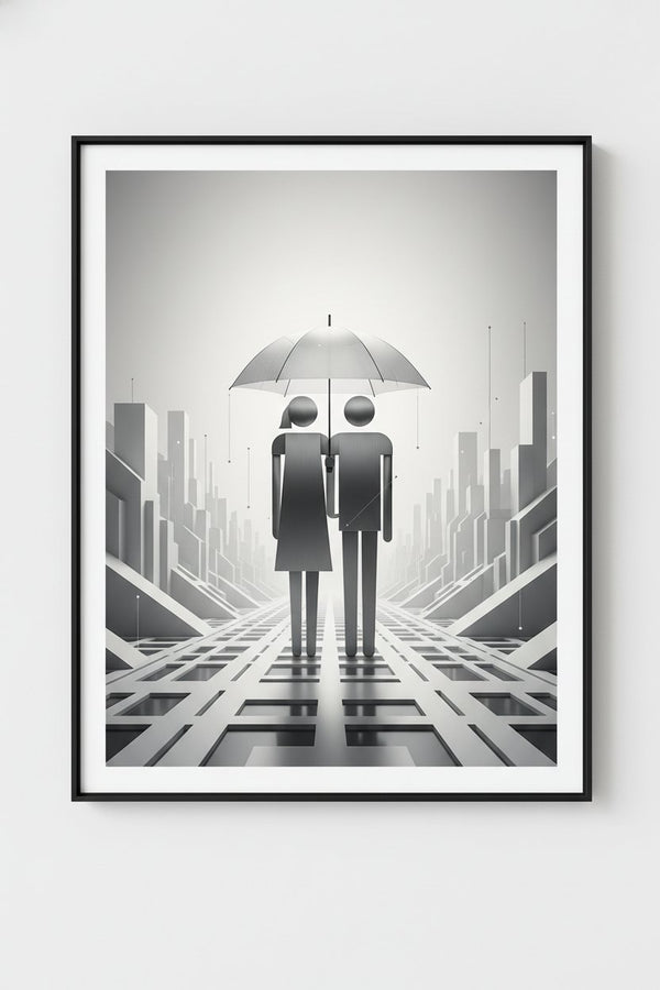 Structured Shelter: Minimal Urban Pair main artwork