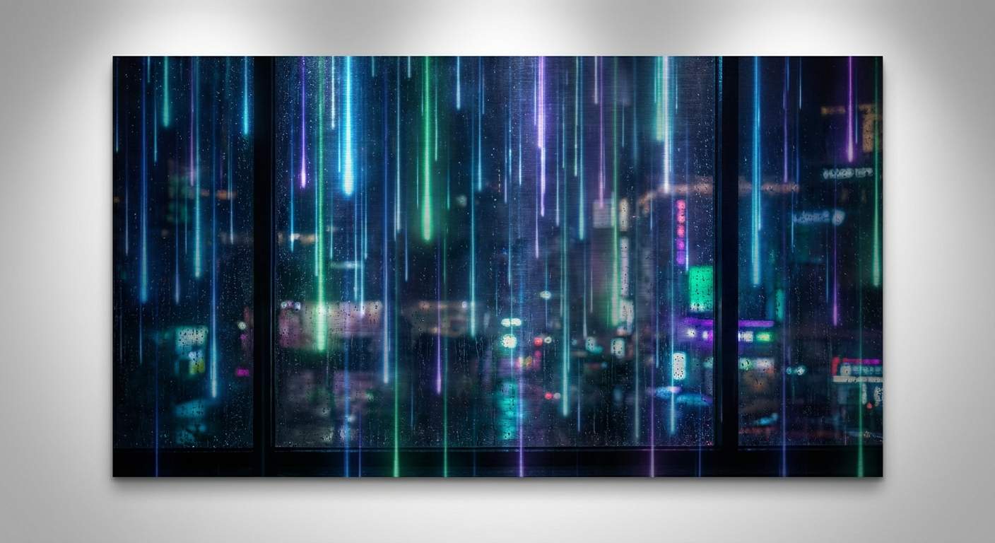 Terminal Echoes Nocturnal Cityscape