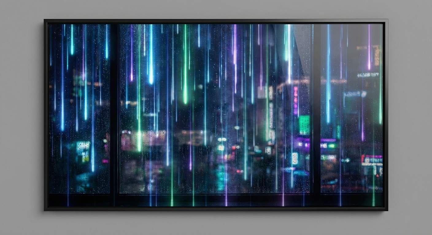 Terminal Echoes Nocturnal Cityscape