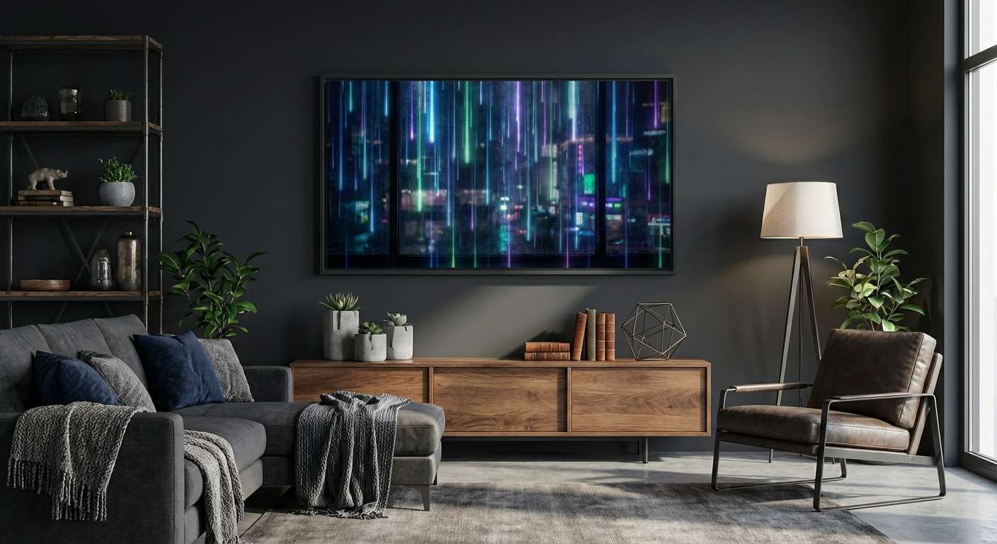 Terminal Echoes Nocturnal Cityscape