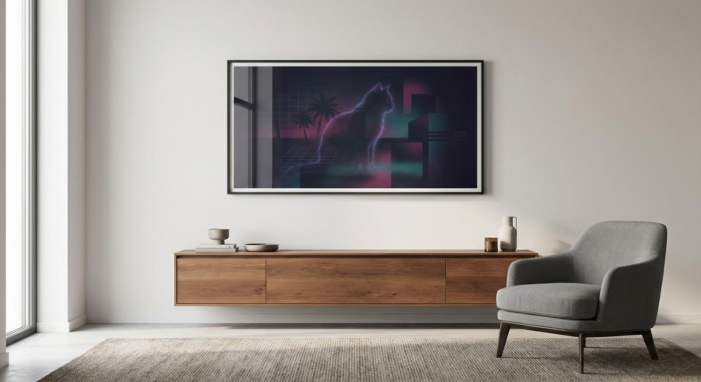 The Obsidian Gaze Shadowed Cat