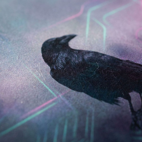 The Obsidian Sentinel in Shadowed Silence
