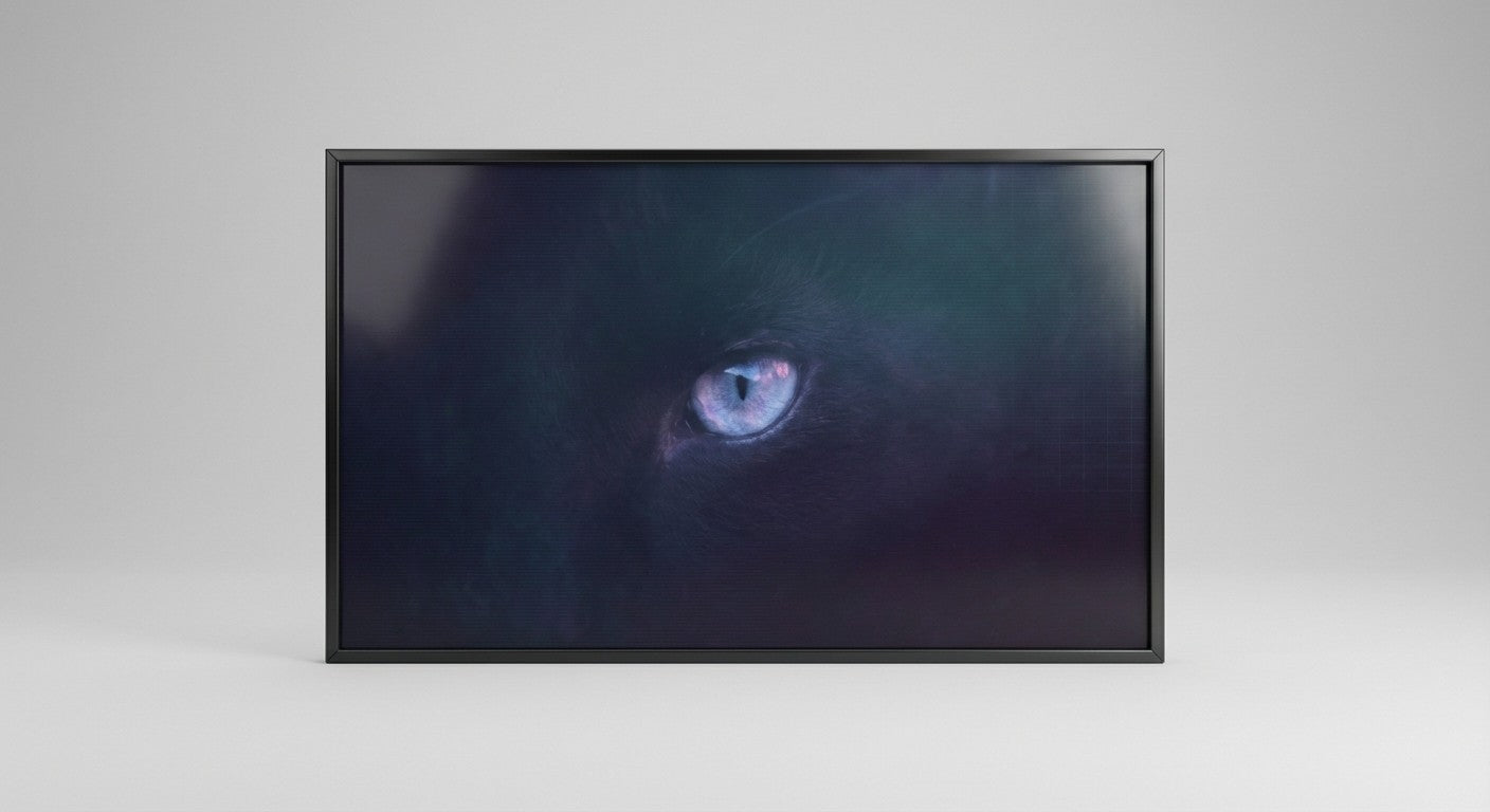 The Predatory Gaze in Obsidian Shadow