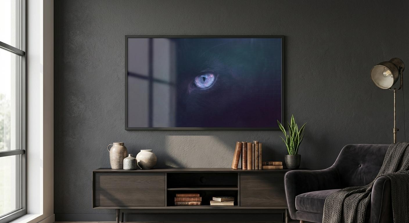 The Predatory Gaze in Obsidian Shadow