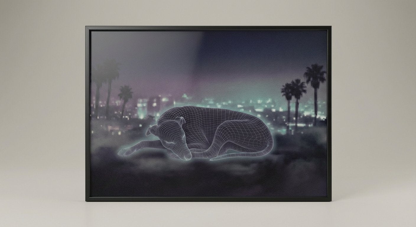 The Somber Rest of a Silent Hound