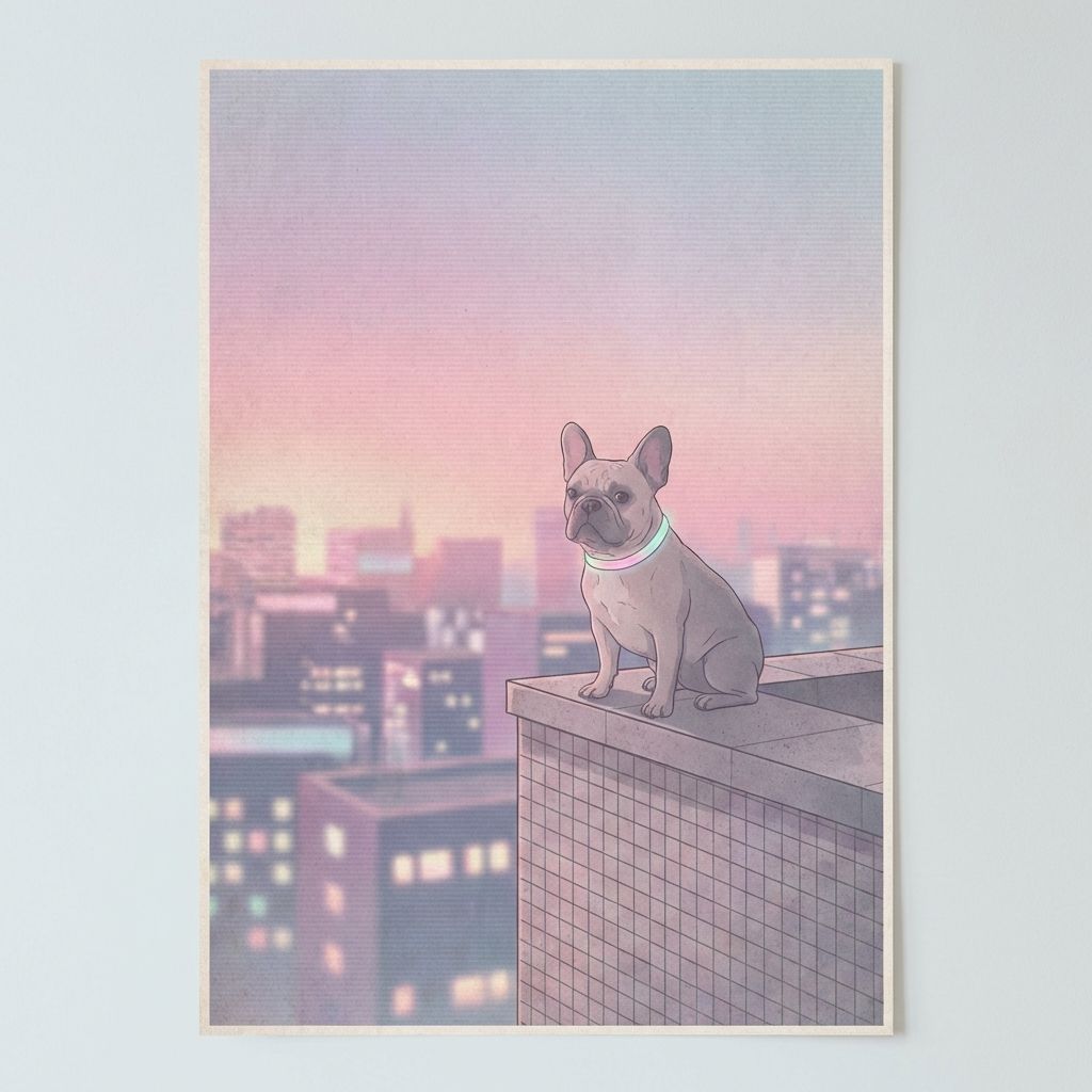 The Translucent Presence of a Neon Guardian