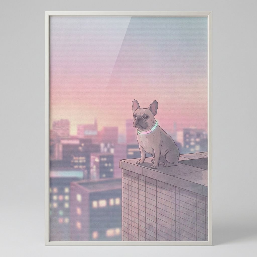 The Translucent Presence of a Neon Guardian