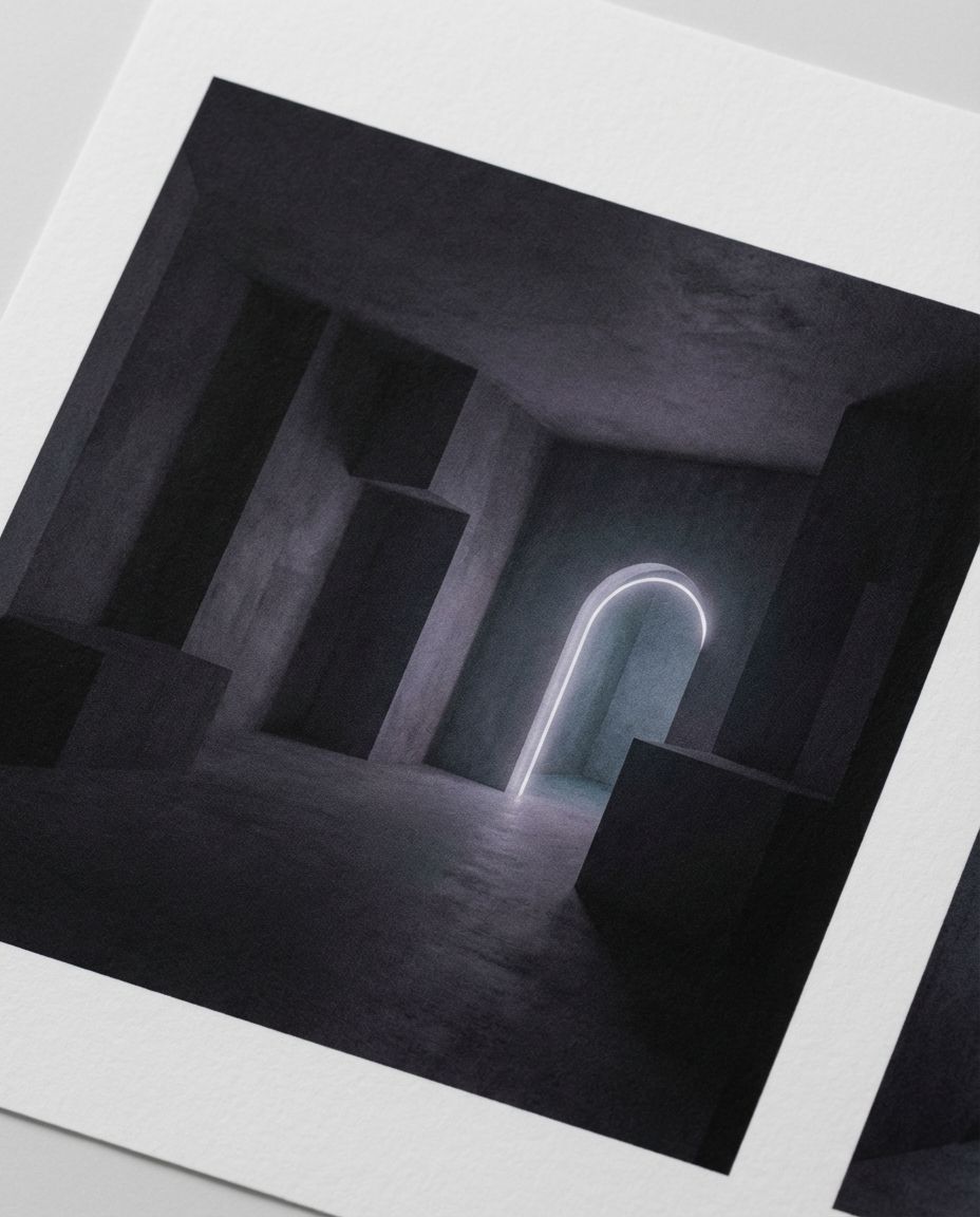 The Unoccupied Threshold in Charcoal Gray