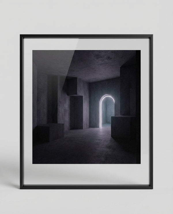 The Unoccupied Threshold in Charcoal Gray
