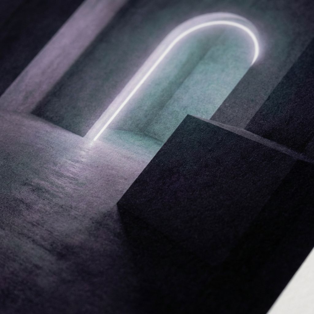 The Unoccupied Threshold in Charcoal Gray