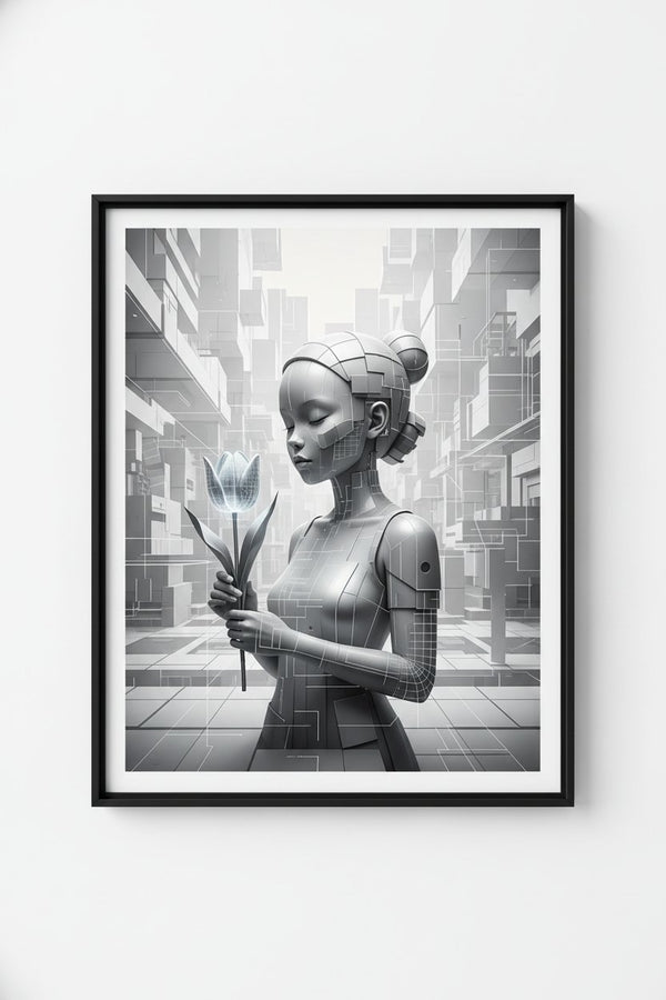 Tulip Form Study: Minimalist Order Print main artwork