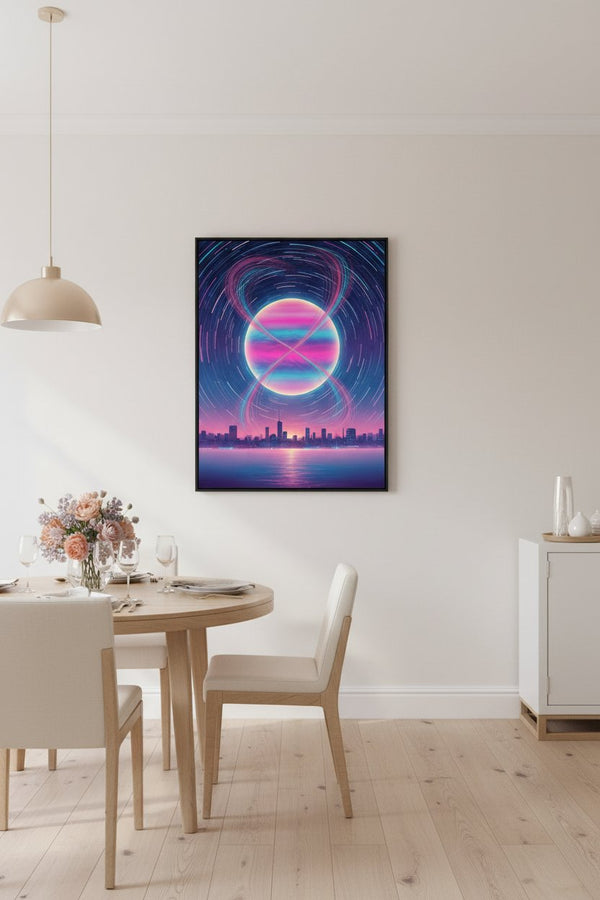 Twilight Nebula Dreamscape Art Print wall art room scene 10