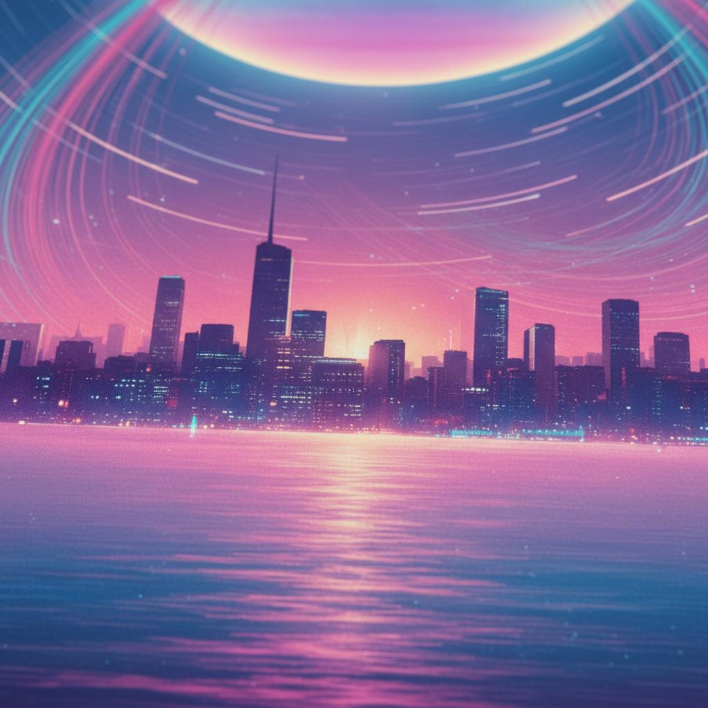 Twilight Nebula Dreamscape Art Print detail close up 11
