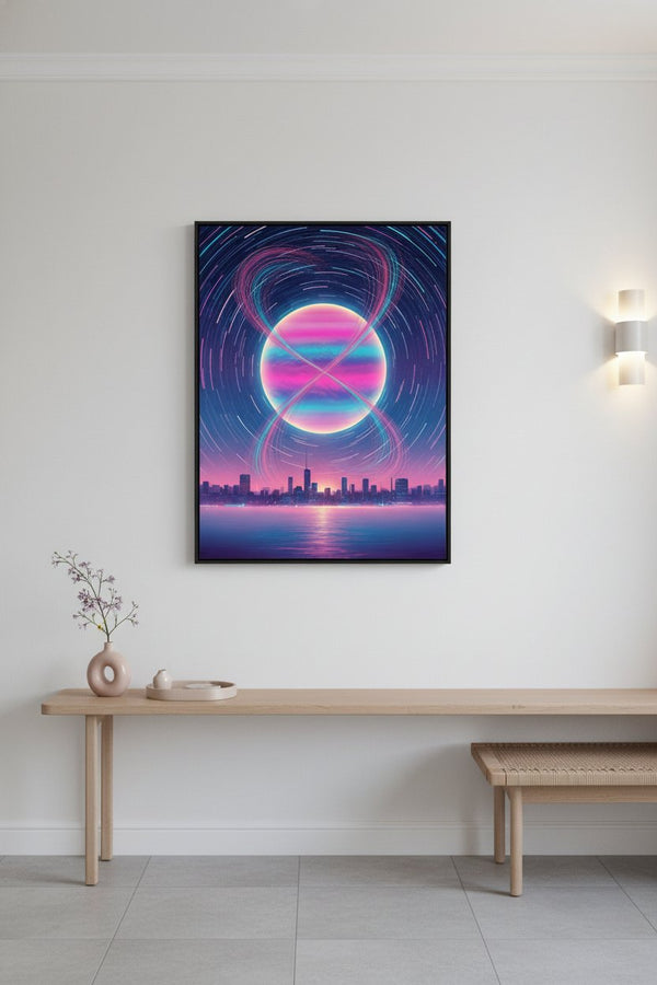 Twilight Nebula Dreamscape Art Print wall art room scene 3