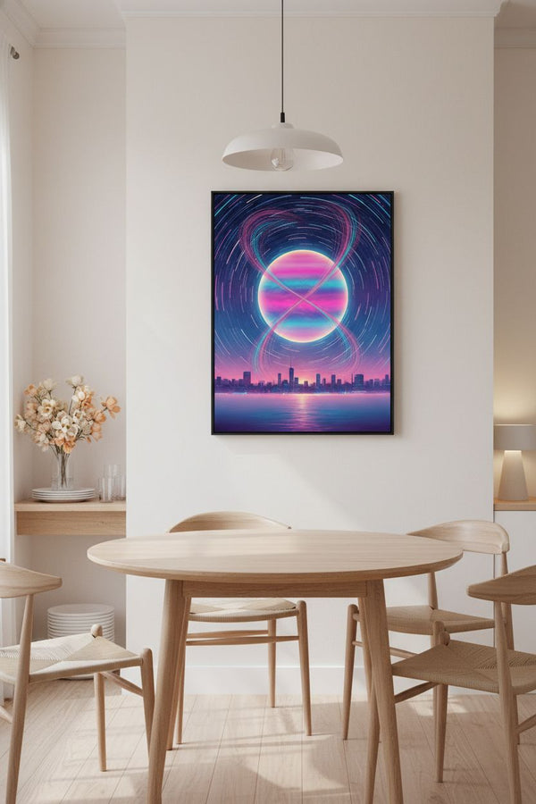 Twilight Nebula Dreamscape Art Print wall art room scene 4