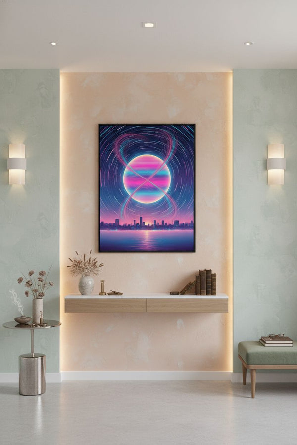 Twilight Nebula Dreamscape Art Print wall art room scene 9