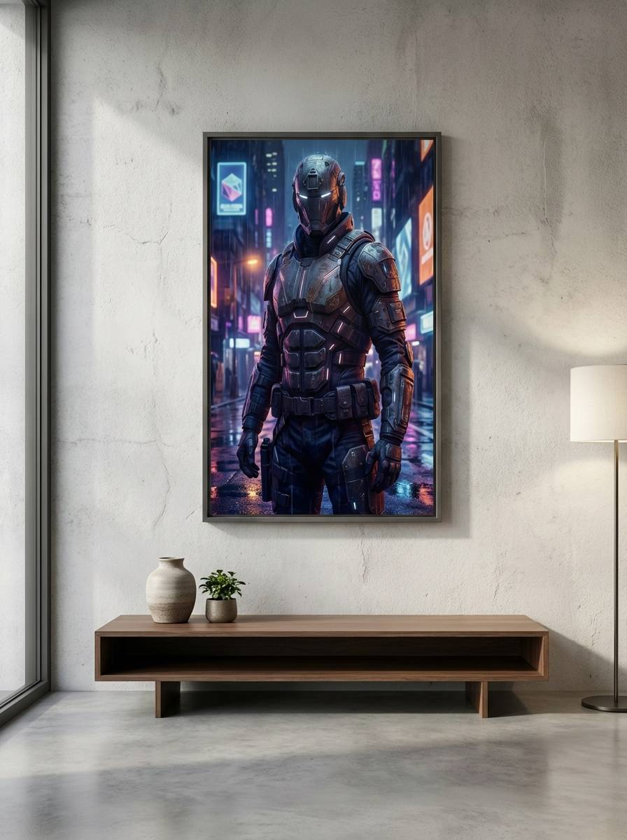 Vigilance Beneath the Synthetic Downpour