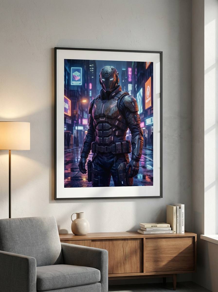 Vigilance Beneath the Synthetic Downpour