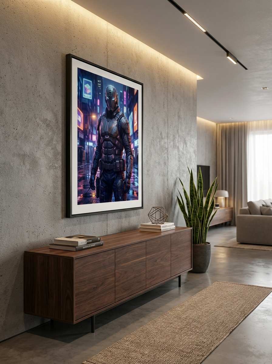 Vigilance Beneath the Synthetic Downpour